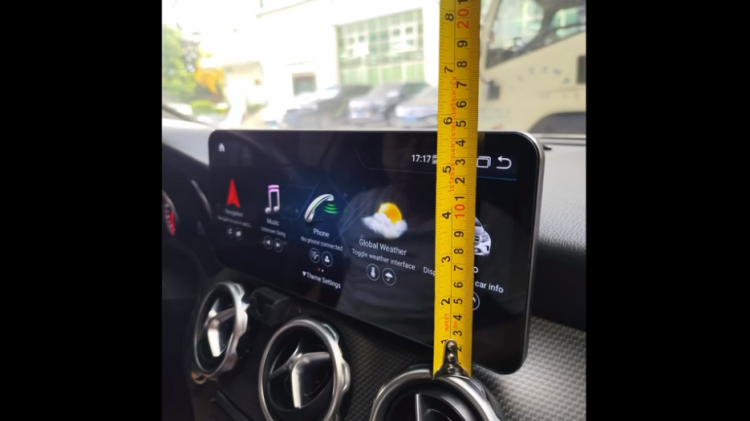 12,3" Digitaler Tacho + Android 14 CarPlay Display NTG5 C-Klasse W205 NTG5.5